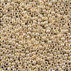 11/0 Rocailles, Seed Beads, 18303 Metallic Silver (0.5 kilo)