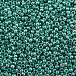 11/0 Rocailles, Seed Beads, 18365 Metallic Turquoise (0.5 kilo)