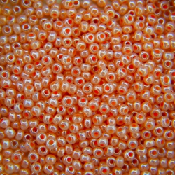 11/0 Rocailles, Seed Beads, 37189 Peach Luster (0.5 kilo)